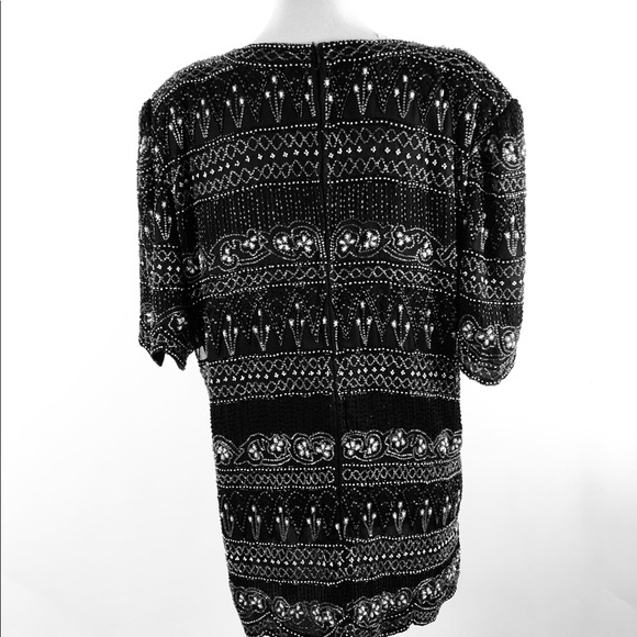 Laurence Kazar beaded tunic - Picture 8 of 8